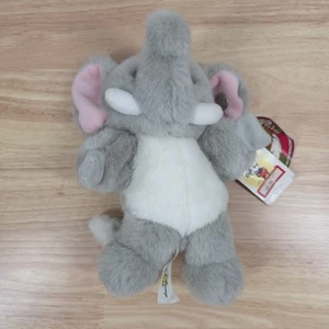 Disney Elephant Dumbo Finger Puppet Walt Disney World Parks Plush W Tags VTG - Picture 1 of 10