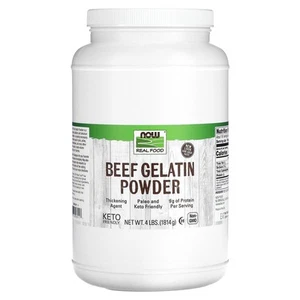 Real Food, Beef Gelatin Powder, 4 lbs (1,814 g) - Picture 1 of 3
