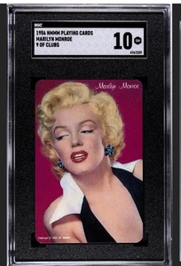 MARILYN MONROE 1956 NMMM PLAYING CARD SGC 10 ! POP 1 EVER/ HIGHEST GRADED~WOWZER - Picture 1 of 3