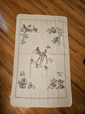 Linda manta cuna vintage DISNEY 54 x 33 Foto 1 de 4