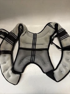 24 lb Silver Running Weight Vest for Men Women w/reflective stripes - Picture 1 of 9
