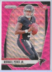 2024 Panini Prizm - Rookies Michael Penix Jr. #378 Pink Wave Prizm (RC) - Picture 1 of 3