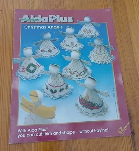 VTG Aida Plus 3D Christmas Angels Cross Stitch Crafts Book 4798 FREE US SHIP - Picture 1 of 4