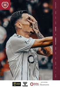 HEARTS DUMBARTON PREMIER SPORTS CUP JULY 23RD 2025 OFFICIAL COLOURED PROGRAMME - Picture 1 of 2