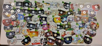 76 x defekte Xbo360 nur Disc Spiele Restposten-COD2 Halo Skyrim Lego Fifa L9  - Bild 1 von 4