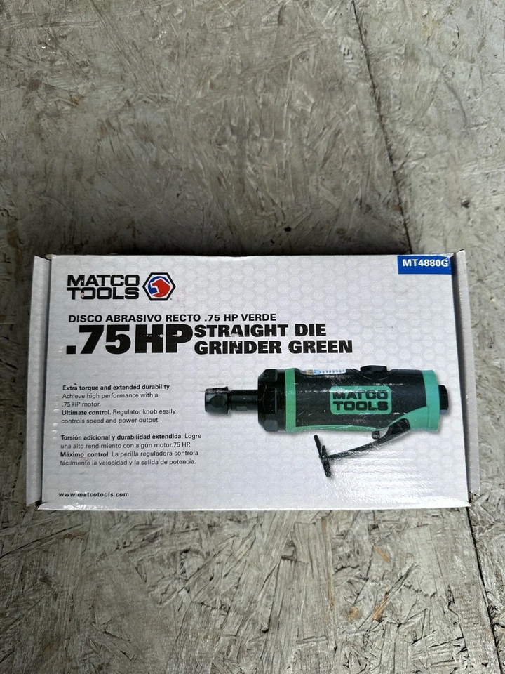 Amoladora de troquel recto Matco Tools MT4880G verde - ***NUEVA EN CAJA*** Foto 1 de 2