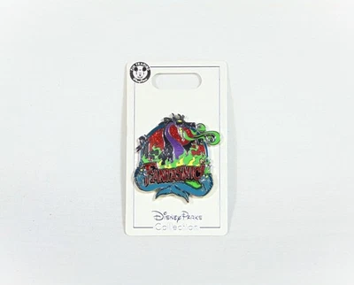 迪士尼 2009 Fantasmic Maleficent Dragon Flotsam & Jetsam 3D 针全新罕见 — 第 1/3 张图片