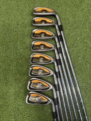 Juego de palos de golf Cleveland Cg oro hierro cuña de 3 lanzamientos eje de acero diestro diestro Foto 1 de 4