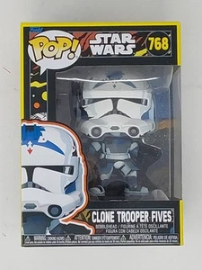 Funko Pop! Vinilo: Star Wars - Clone Trooper Fives (Retro) #768 - Imagen 1 de 7
