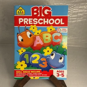 School Zone - Big Preschool Workbook - Ages 4 and Up, Colors, Shapes (Paperback) - Picture 1 of 9