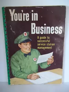 Libro espiral raro vintage 1953 TEXACO Texas Service Station manual del propietario 54 páginas - Imagen 1 de 10
