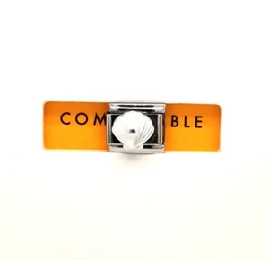 Genuine Nomination Composable Classic Link Mother of Pearl Shell Charm 330509/11 - Picture 1 of 3