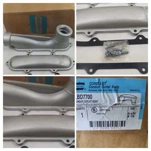 New 2.5" Eaton Crouse-Hinds LBD7700 Condulet Mogul Conduit Body - Picture 1 of 7