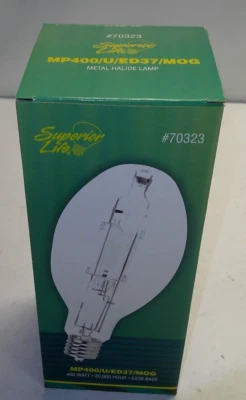 Superior Life #70323 MP400/U/ED37/MOG, 400 Watt Metal Halide Lamp - Image 1 of 4