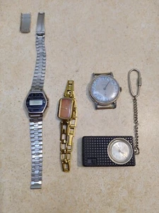 Set of 4 Vintage Soviet watch for restoration or parts, made in USSR - Picture 1 of 10