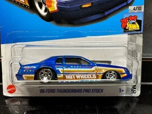 Hot Wheels Matt & Debbie Hay's 1988 Pro Street Thunderbird Retro Racers BLUE - Foto 1 di 8