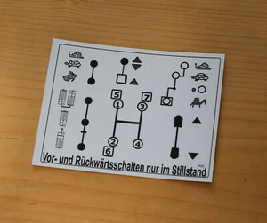 MB TRAC 700 SCHALTSCHEMA  4/ 7 Gang, Vorschalt, Zwisch, Kriech, Schnecken, P10 - Bild 1 von 7