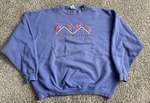 Sudadera de vacaciones vintage Crazy Shirts San Francisco para hombre XL Trolley Cars - Imagen 1 de 8