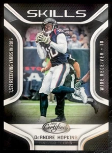 DeANDRE HOPKINS - 2016 Certified SKILLS Insert #19 - HOUSTON TEXANS - Picture 1 of 2