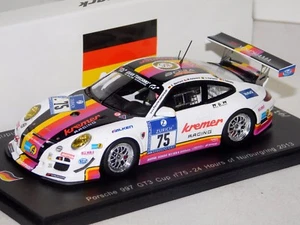 PORSCHE 997 GT3 KREMER RACING #75 NURBURGRING 2013 SPARK SG093 1/43 - Foto 1 di 1