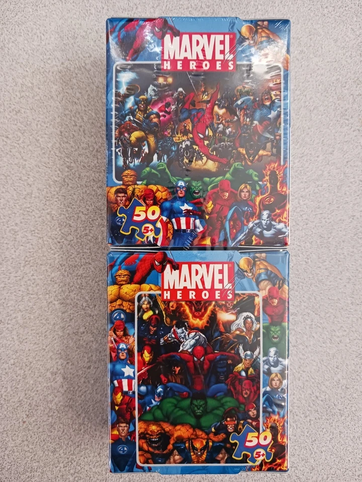 Marvel Heroes 2 50 Piezas Puzzles 2007 Nuevo Precintado Mega Foto 1 de 1