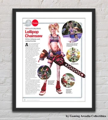 Lollipop Chainsaw PS3 XBOX Glossy Preview Poster G7204
