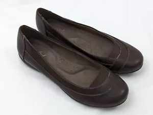 Zapatos planos para mujer talla 11M Natural Soul Glamour de cuero deslizables - Imagen 1 de 12