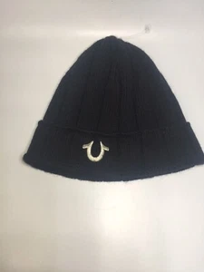 True Religon Mens Stort -Domed Cotton Beanie Hat One Size - Picture 1 of 6