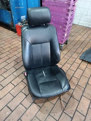 BMW 7er E38 Siège en Cuir Conducteur Confort Électrique Réglable Avant à Gauche - Photo 1/4