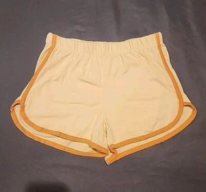 Women’s Medium Casual Cotton Shorts Yellow By FORD - Picture 1 of 7