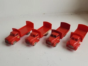 4x LEGO SYSTEM Dodge Transporter rot Metallräder Modellauto - Bild 1 von 10