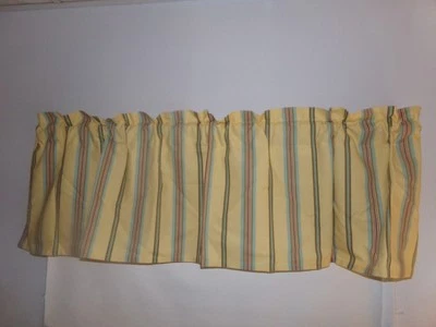  cenefa a rayas amarilla con azul, verde y burdeos Foto 1 de 3