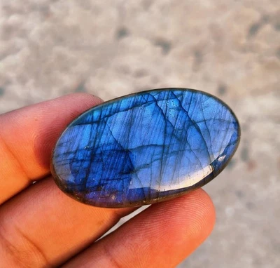 72 Cts. Rainbow Fire labradorita Oval Cabujón Piedra preciosa natural suelta - Imagen 1 de 4