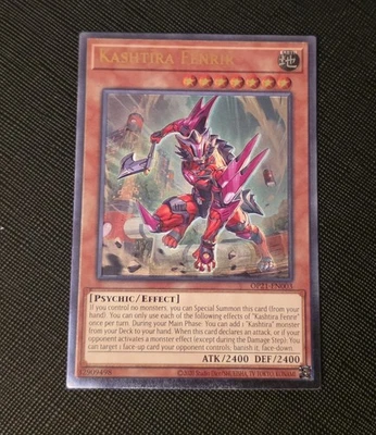 YGO Kashtira Fenrir Ultimate Rare NM OTS Tournament Pack 21 OP21-EN003 - Image 1 of 3