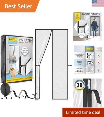 Cortina térmica magnética EVA 38 x 83 - Bloqueador de tiro eficaz para cualquier puerta Foto 1 de 4