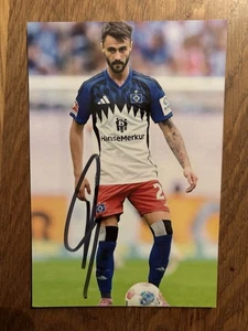 Fabio Vieira #20 HSV Autogrammfoto 2025 / 2026 original handsigniert - Bild 1 von 1