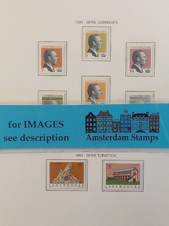 Luxemburgo 1993-2006 Muito bom estado coleção MNH no álbum Alto CATO + FACE Valor TOP! - Imagem 1 de 1