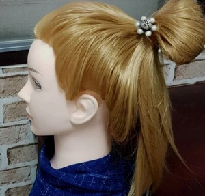 Pinza de pelo vintage hecha a mano tailandesa de plata 925 buena ornamentada pasador floral. - Imagen 1 de 12