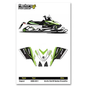 2006-2011 ARCTIC CAT M SERIES CROSSFIRE GRAPHIC KIT IMPACT STYLE  BY ENJOY MFG - Picture 1 of 4