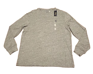 Polo Ralph Lauren Crew Neck Long Sleeve T-Shirt Dark Vinta Grey Men's XL - Picture 1 of 3
