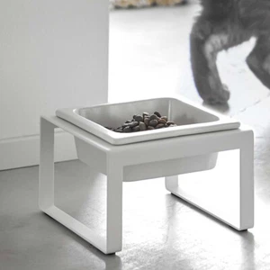 Yamazaki Futternapf Katze Hund Wassernapf Fressnapf Metall Keramik 15x10x15cm - Bild 1 von 5