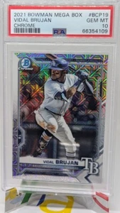 2021 Bowman Vidal Brujan #BCP-19 Chrome Prospect Card - Future MLB Star Gift! - Bild 1 von 2