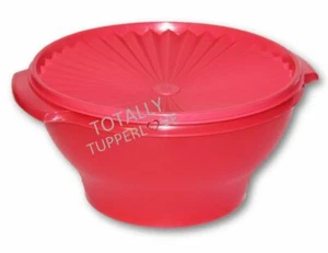 1 Tupperware Servalier Bowl Ensalada Grande, Servir y Mezclar 17 Tazas Guayaba Coral - Imagen 1 de 1