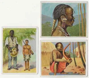 90/429 SAMMELBILDER DEUTSCHE KOLONIEN HERERO BUSCHMANN NGOGOMANN PFEIFE RAUCHEN - Bild 1 von 2