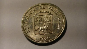 1964 5 CENTIMOS VENEZUELA UNCIRCULATED COPPER NICKEL COIN FOURTH REPUBLIC BU - Picture 1 of 17