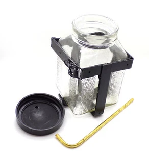 Universal Classic Car Glass SWF Style Windscreen Washer Bottle VW & Porsche 356 - Picture 1 of 2