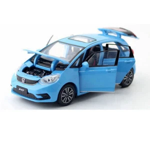 Honda Fit Model Car 1/32 Scale Diecast Toy Cars Metal Die-cast Vehicle Blue - Picture 1 of 11