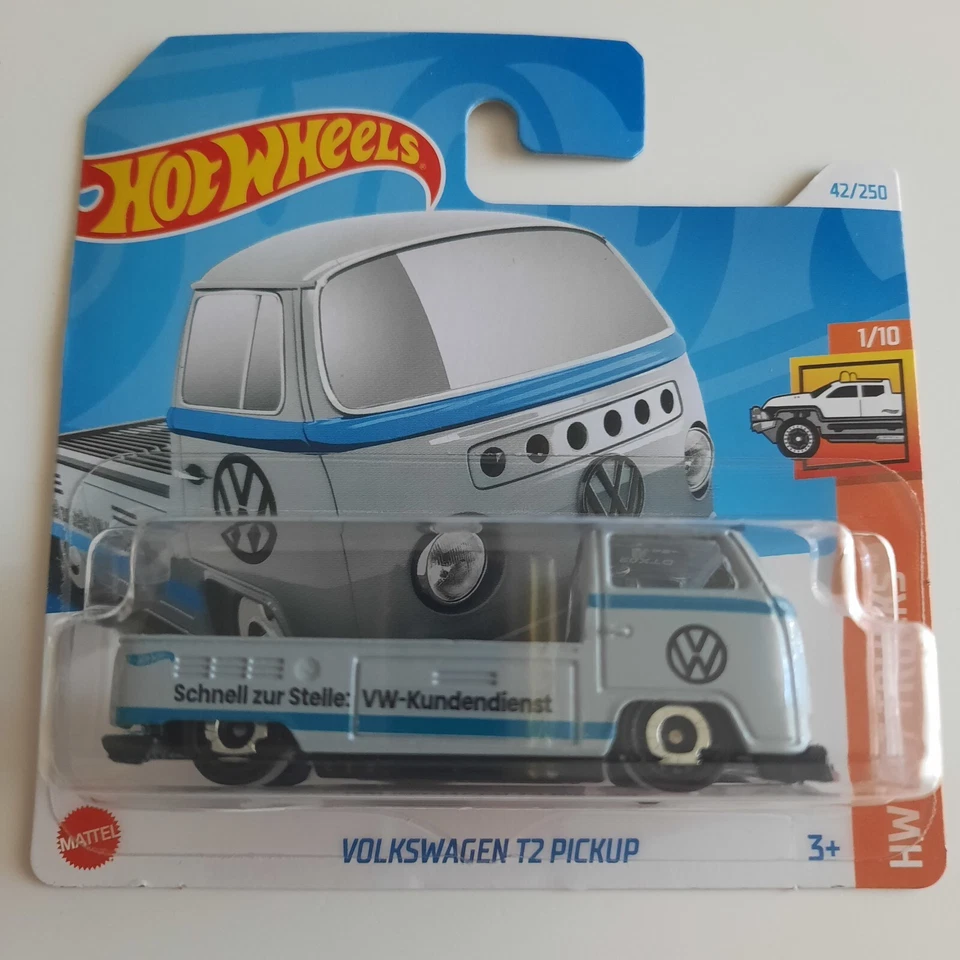 Hot Wheels Mattel Volkswagen T2 Pickup 42/250 HW Hot Trucks 1/10 Modellino 2024 - Immagine 1 di 1