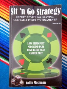 ✺Good Condition✺ SIT 'N GO STRATEGY Poker Book - COLLIN MOSHMAN - Picture 1 of 3