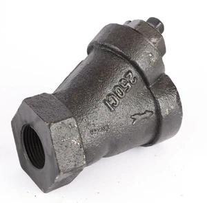 Colton Class 250-YTIG Cast Iron Y-Strainer, 1/2" NPT, 400PSIG, 20 Mesh - Picture 1 of 6